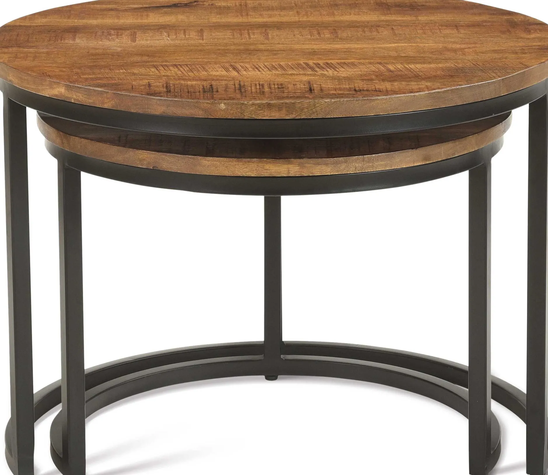 Satz von 2 Couchtischen Gaja-Magnolienholz