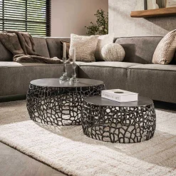 Satz von 2 Couchtischen Lou