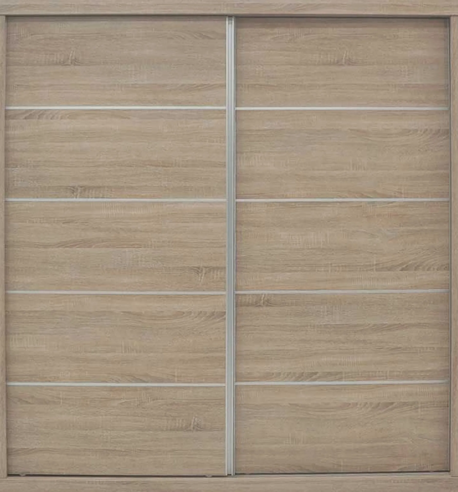 Schiebetürenschrank 'Mike' - Sonoma-Ausführung | H197,5 x B182,5 x T52,5 cm