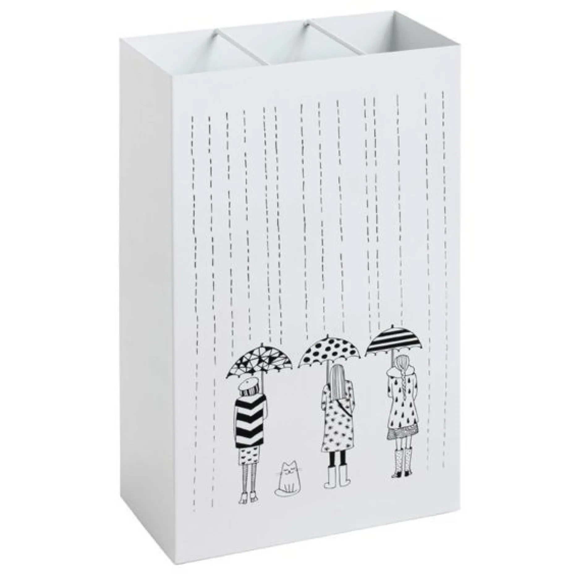 Schirmständer | 30 x 16 x 48 cm | Weiß