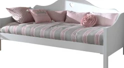 Schlafsofa Amori 90x200cm mit Bettkasten - weiß