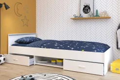 Schlafzimmerkombination Nashville | Einzelkinderbett, Nachttisch und Schreibtisch