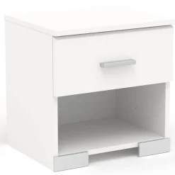 Schlafzimmerset Alma | Doppelbett, zwei Nachttische, Kleiderschrank