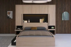 Schlafzimmerset Bridge | Doppelbett, Bettbrücke und Schubladenset