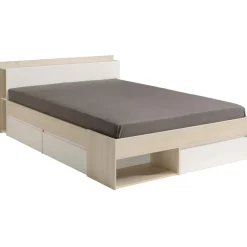 Schlafzimmer-Set Most | Doppelbett mit Stauraum, Kleiderschrank, Schreibtisch, Kommode