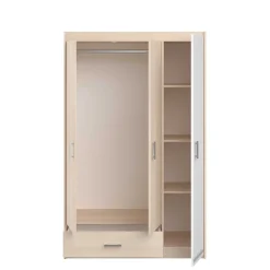 Schlafzimmer-Set Most | Doppelbett mit Stauraum, Kleiderschrank