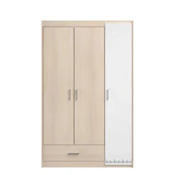Schlafzimmer-Set Most | Doppelbett mit Stauraum, Kleiderschrank