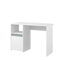Schlafzimmerset Rue | Einzelbett, Nachttischschubladen-Set, Nachttisch, Schreibtisch