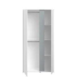 Schlafzimmerset Rue | Einzelbett, Nachttisch, Nachttisch, Kleiderschrank