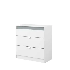 Schlafzimmerset Rue | Halbhochbett, Kleiderschrank, Kommode und Schreibtisch
