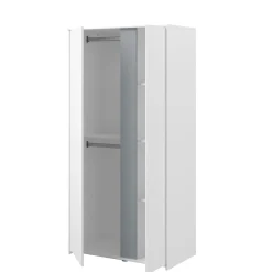 Schlafzimmerset Rue | Halbhohes Bett, Kleiderschrank und Schreibtisch