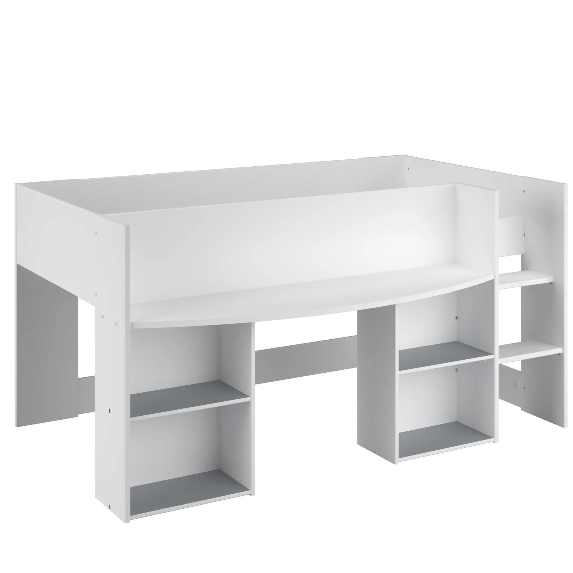 Schlafzimmerset Rue | Halbhohes Bett und Kleiderschrank