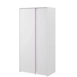 Schlafzimmerset Rue | Halbhohes Bett und Kleiderschrank