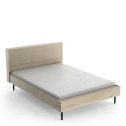 Schlafzimmerset Sayuri | Doppelbett, Nachttisch, Kleiderschrank | Kronberg Oak Design