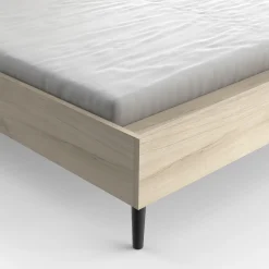 Schlafzimmerset Sayuri | Doppelbett, Nachttisch, Kleiderschrank | Kronberg Oak Design