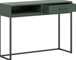 Schminktisch Lisanne 107cm, 1 Schublade - dunkelgrün