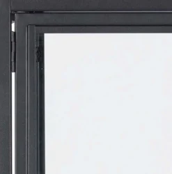 Schrank Dover 150cm 2 Türen - schwarz
