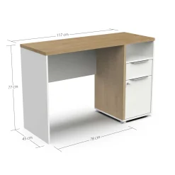Schreibtisch Access | 116,7 x 44,9 x 77,4 | Weiß