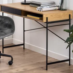 Schreibtisch Angèle 110cm 1 Tür - Wildeiche