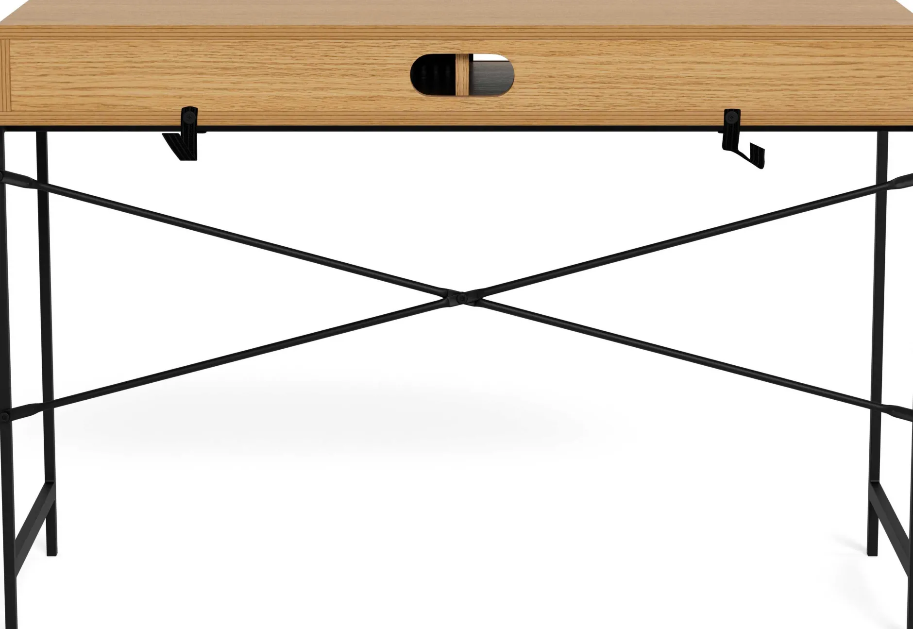Schreibtisch Angèle 110cm 1 Tür - Wildeiche