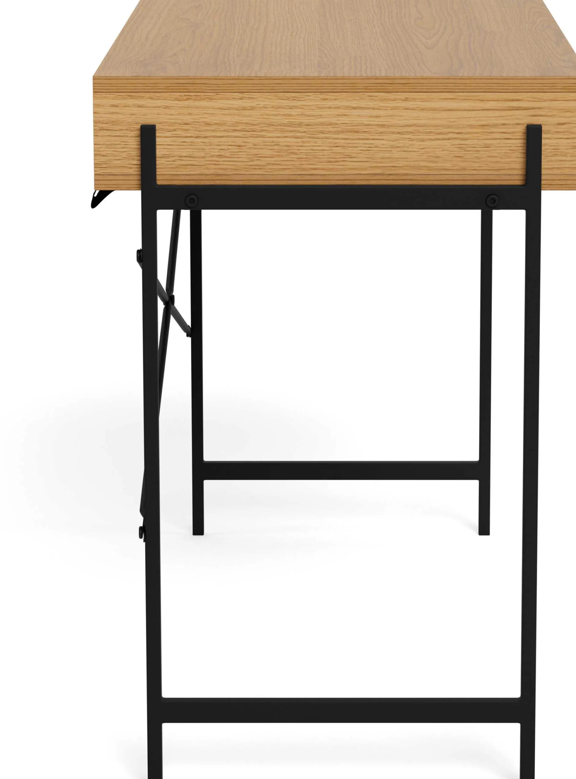 Schreibtisch Angèle 110cm 1 Tür - Wildeiche