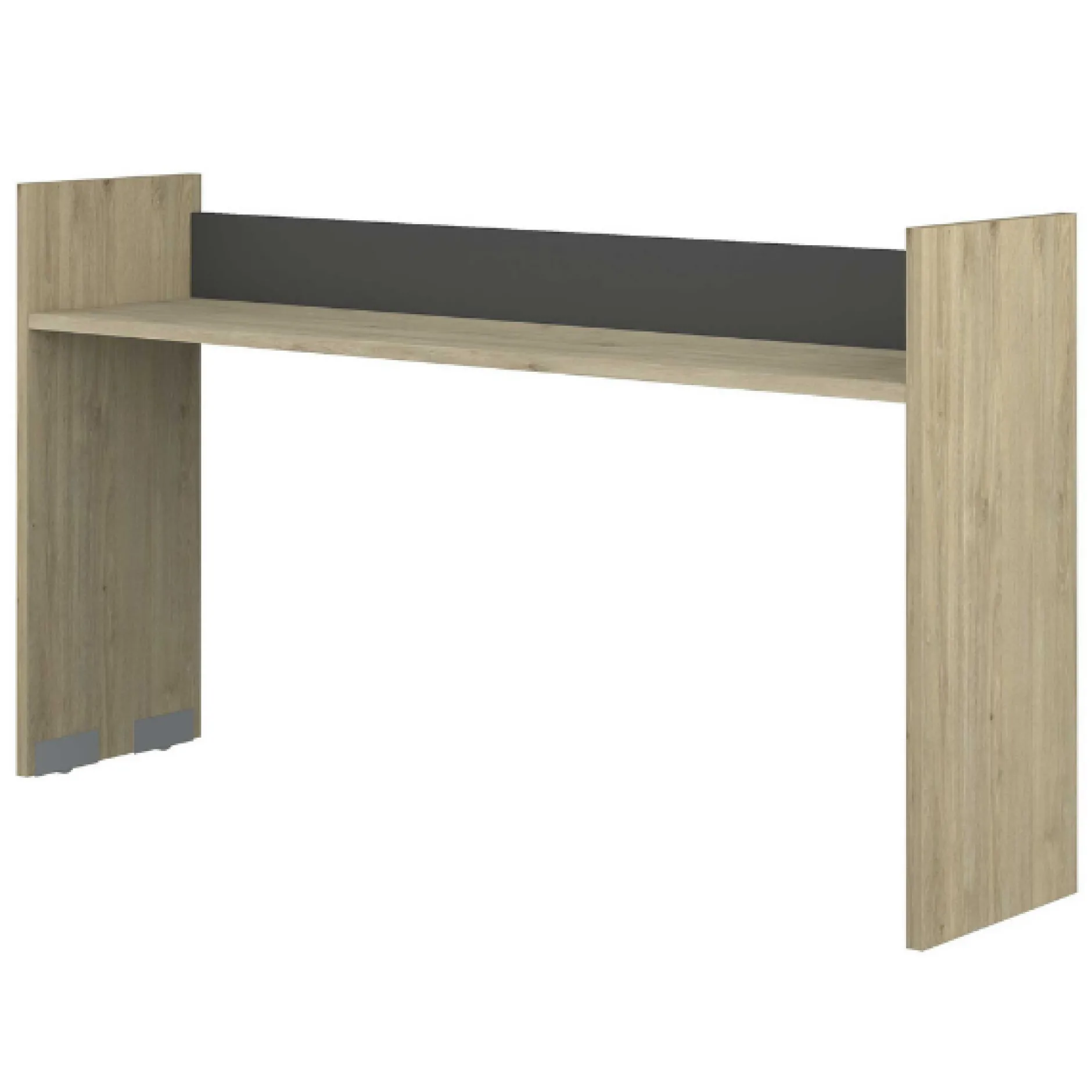 Schreibtisch auf Rädern Portia 175x40x97 - Eiche/anthrazit