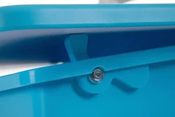 Schreibtisch Comfortline 301 mit kippbarer Tischplatte - blau