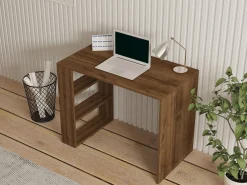 Schreibtisch Cool - 100% MELAMINE - Nussbaum - 90 x 70 x 50 cm