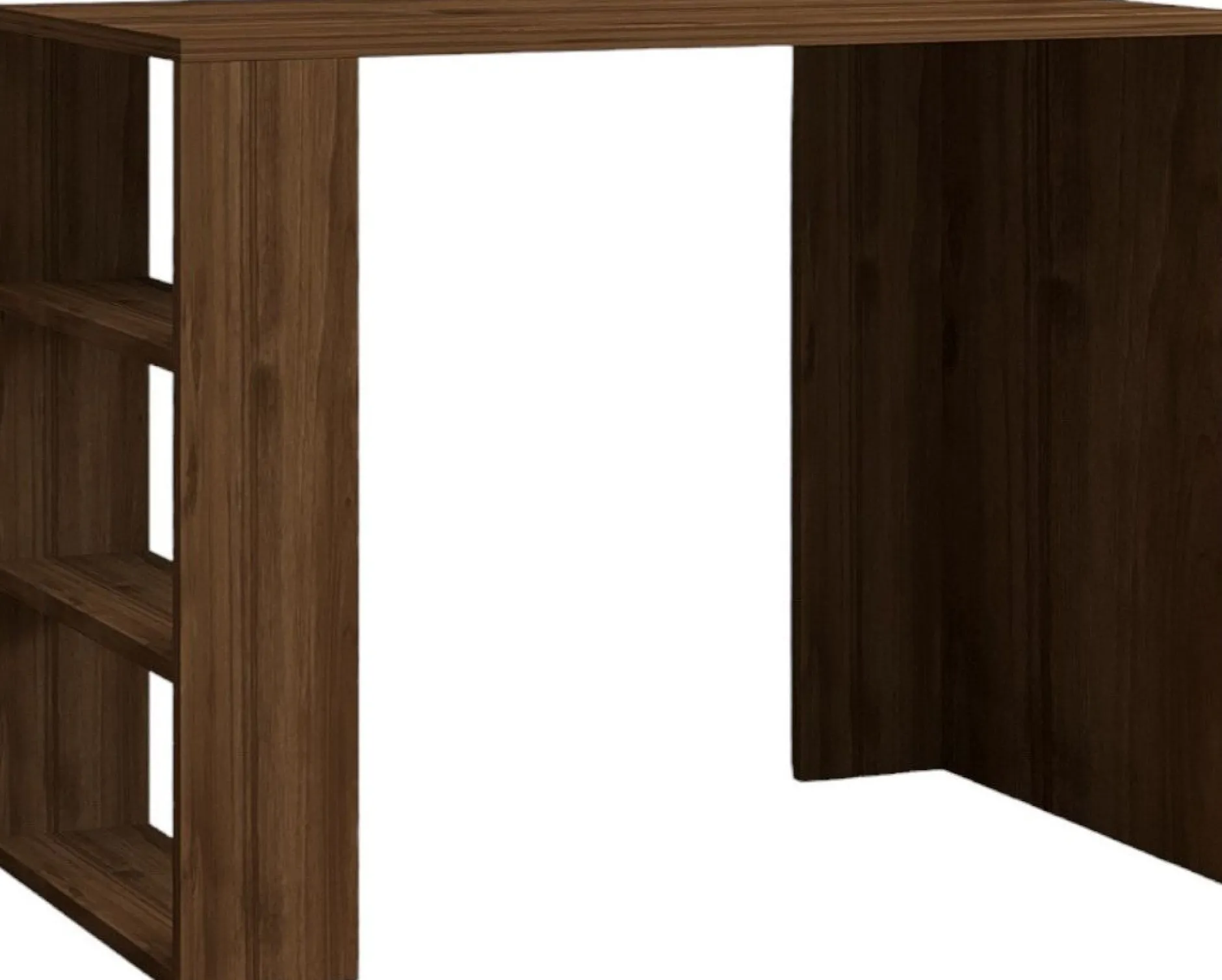 Schreibtisch Cool - 100% MELAMINE - Nussbaum - 90 x 70 x 50 cm