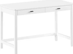 Schreibtisch Forrest - 120x60x77cm - mit zwei Schubladen - Weißbuche