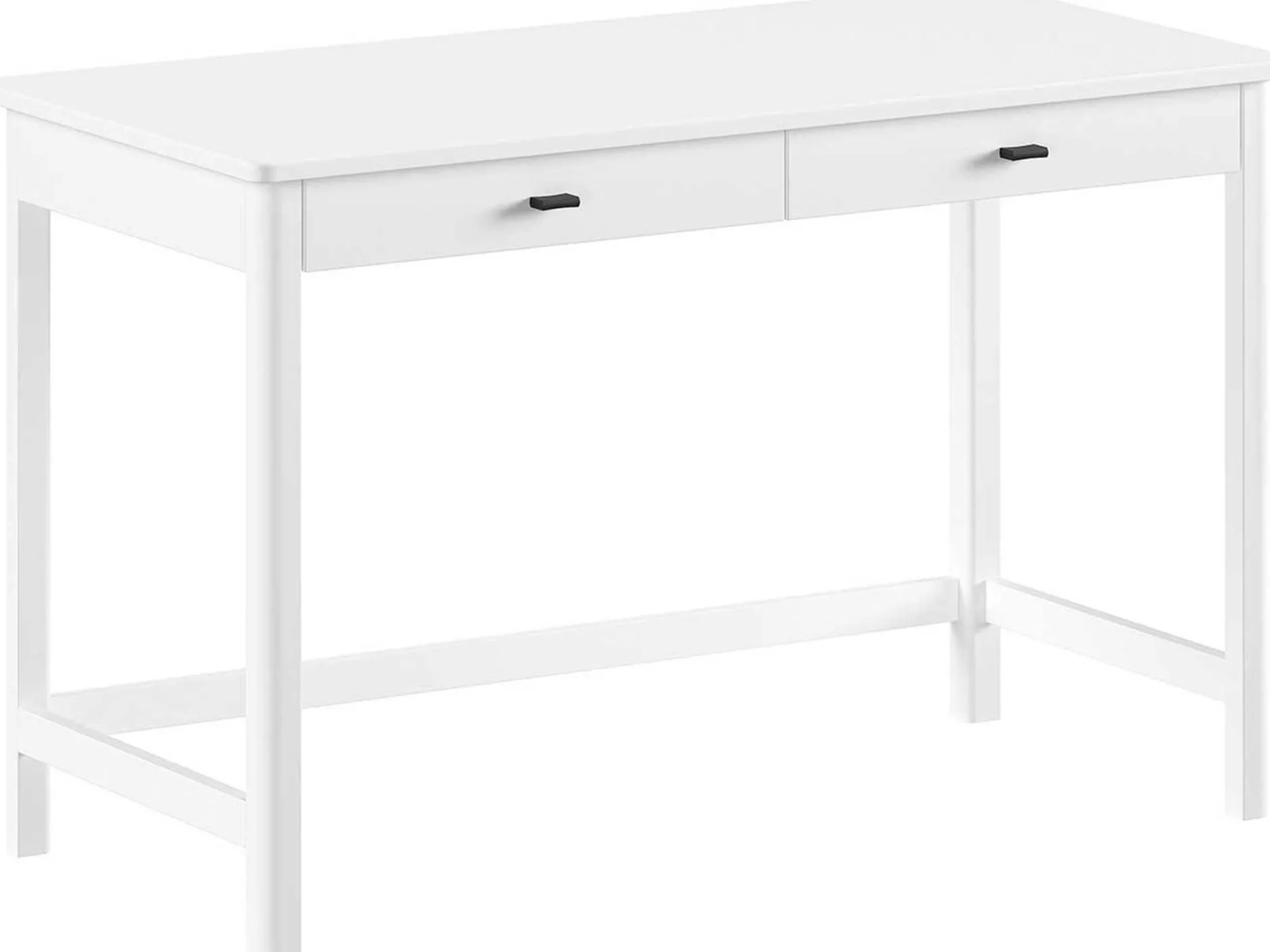 Schreibtisch Forrest - 120x60x77cm - mit zwei Schubladen - Weißbuche