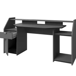 Schreibtisch-Gaming mit LED-Streifen