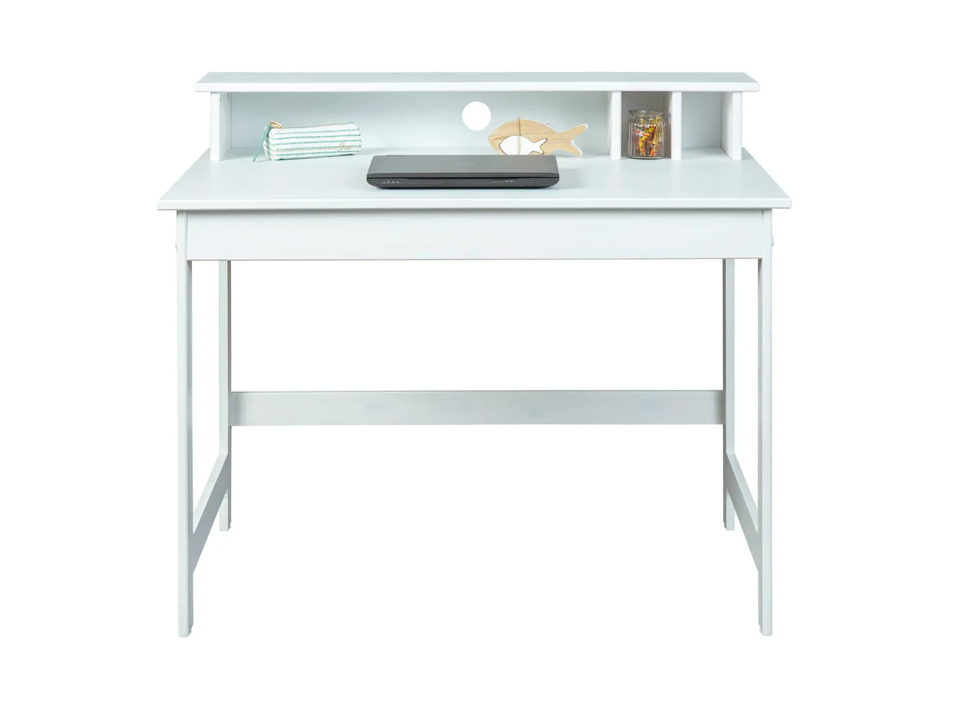 Schreibtisch Harm 110cm - weiß