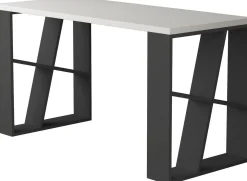 Schreibtisch Honey - 100% MELAMINE - Weiß - 140 x 75 x 60 cm