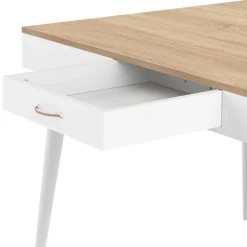 Schreibtisch Horizon 134cm - Eiche/Weiß