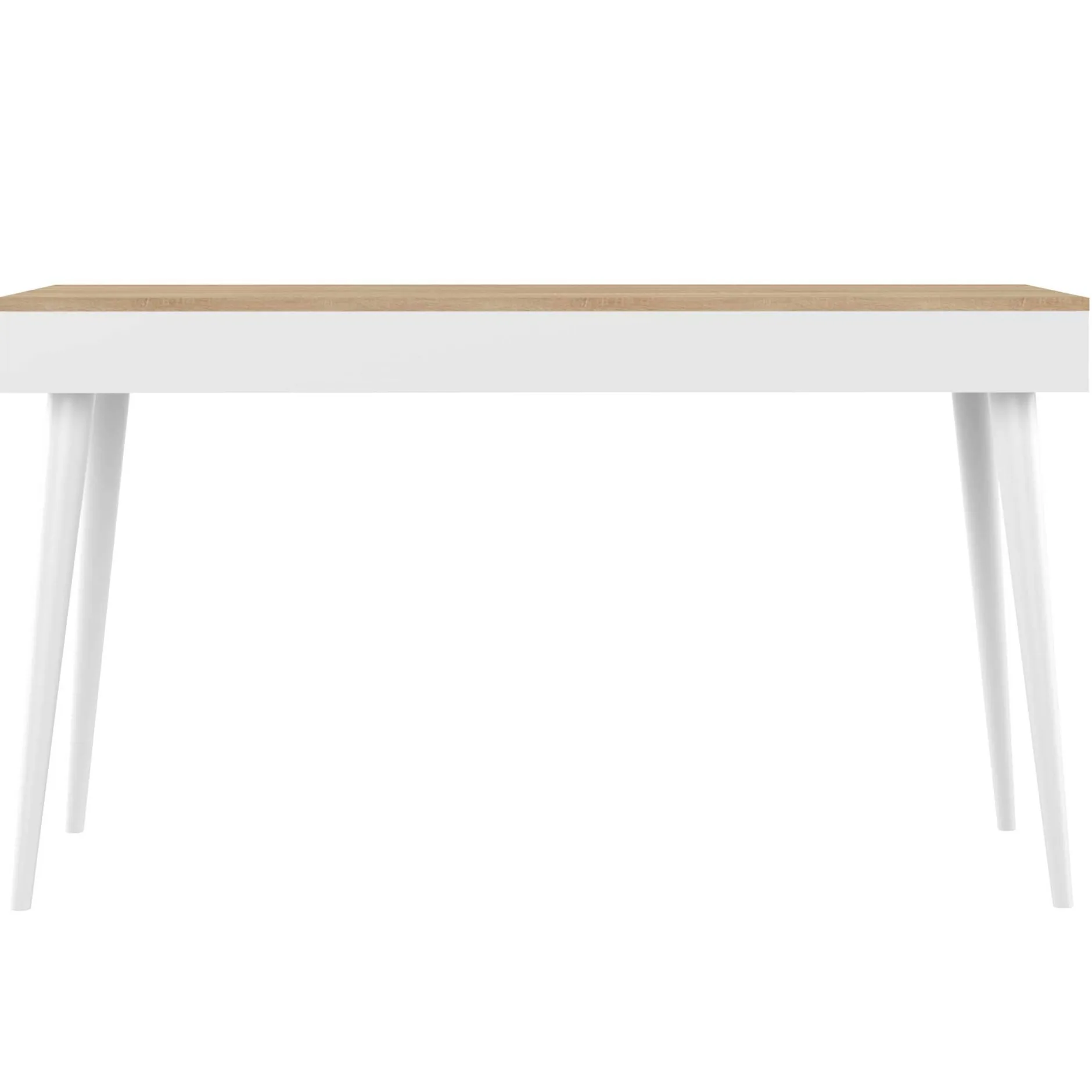 Schreibtisch Horizon 134cm - Eiche/Weiß