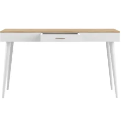 Schreibtisch Horizon 134cm - Eiche/Weiß