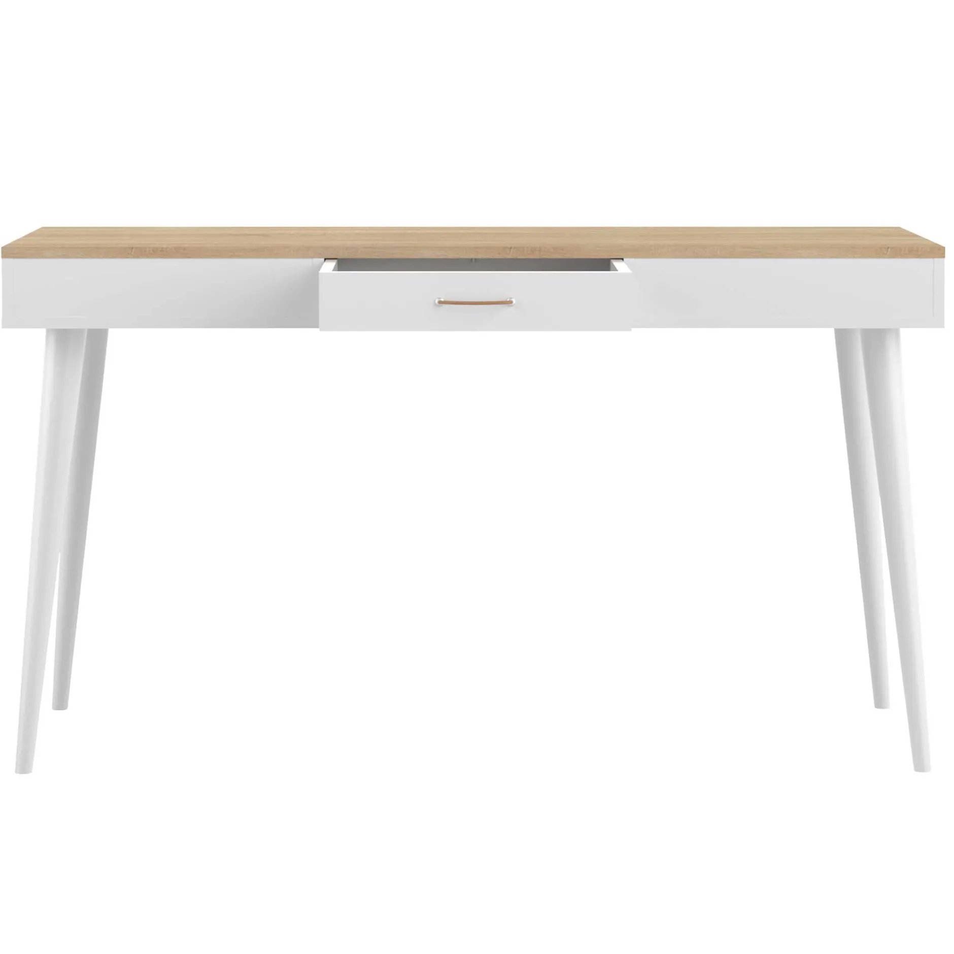 Schreibtisch Horizon 134cm - Eiche/Weiß