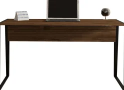 Schreibtisch Kemer - 100% MELAMINE - Nussbaum - 140 x 74 x 70 cm