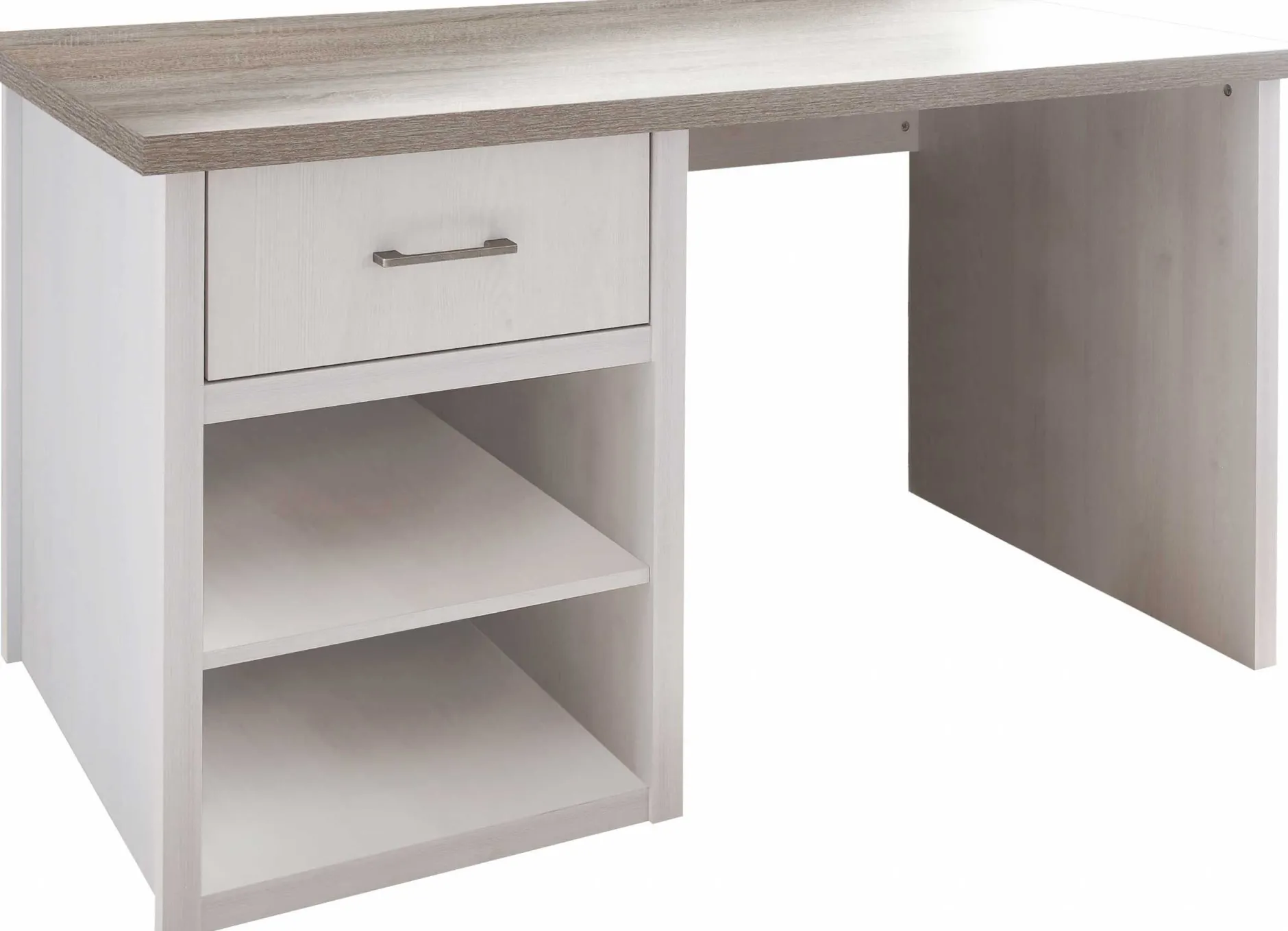 Schreibtisch Larnaca 141cm mit 1 Schublade - weiß