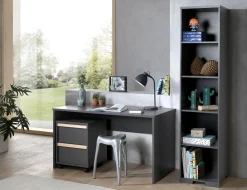 Schreibtisch London 140cm - anthrazit