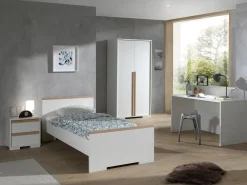 Schreibtisch London 140cm - weiß