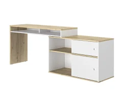 Schreibtisch Modula | 203 x 45 x 76 cm | Weiß