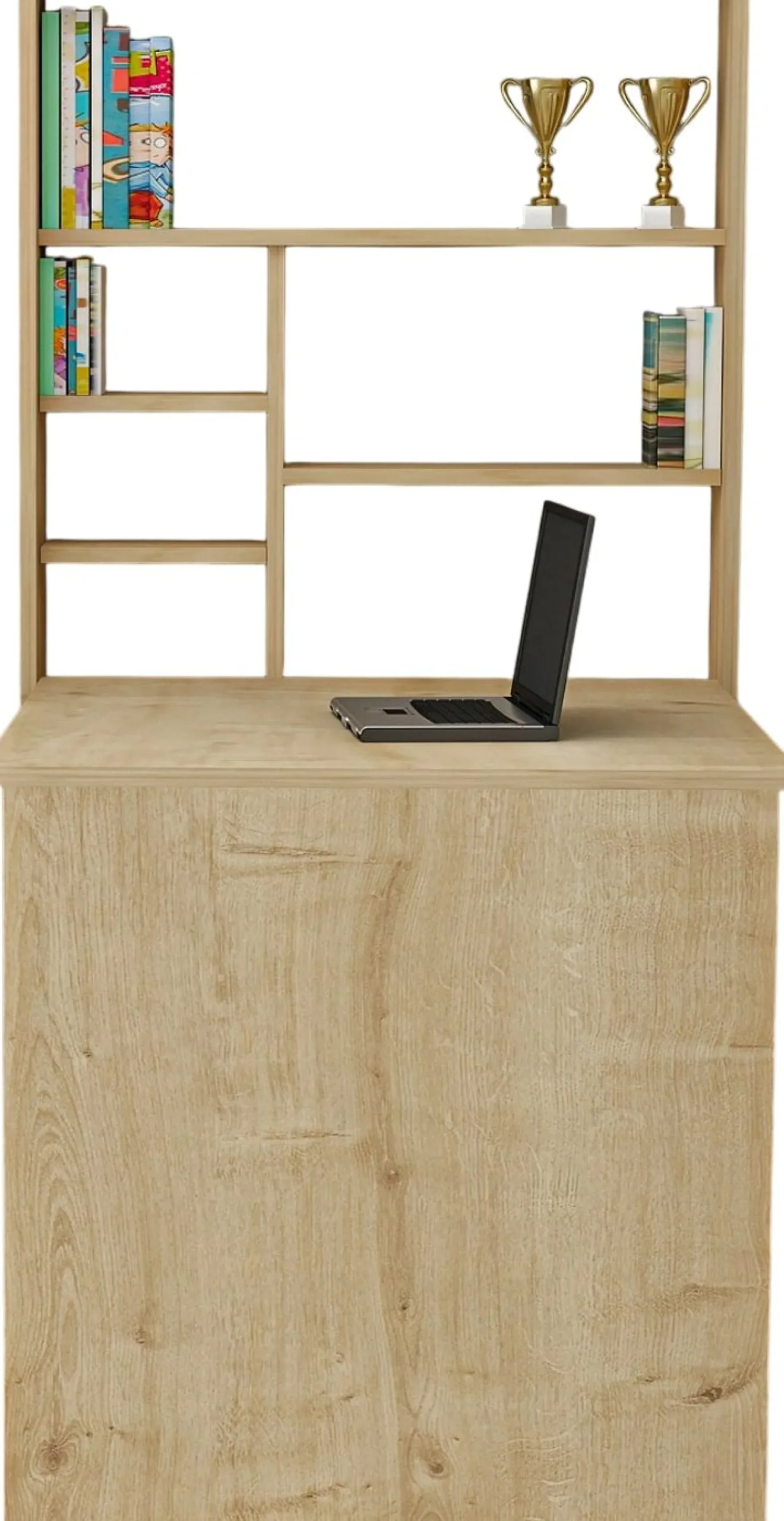Schreibtisch Sedir - 100% MELAMINE - Eiche - 59 x 80,2 x 90 cm