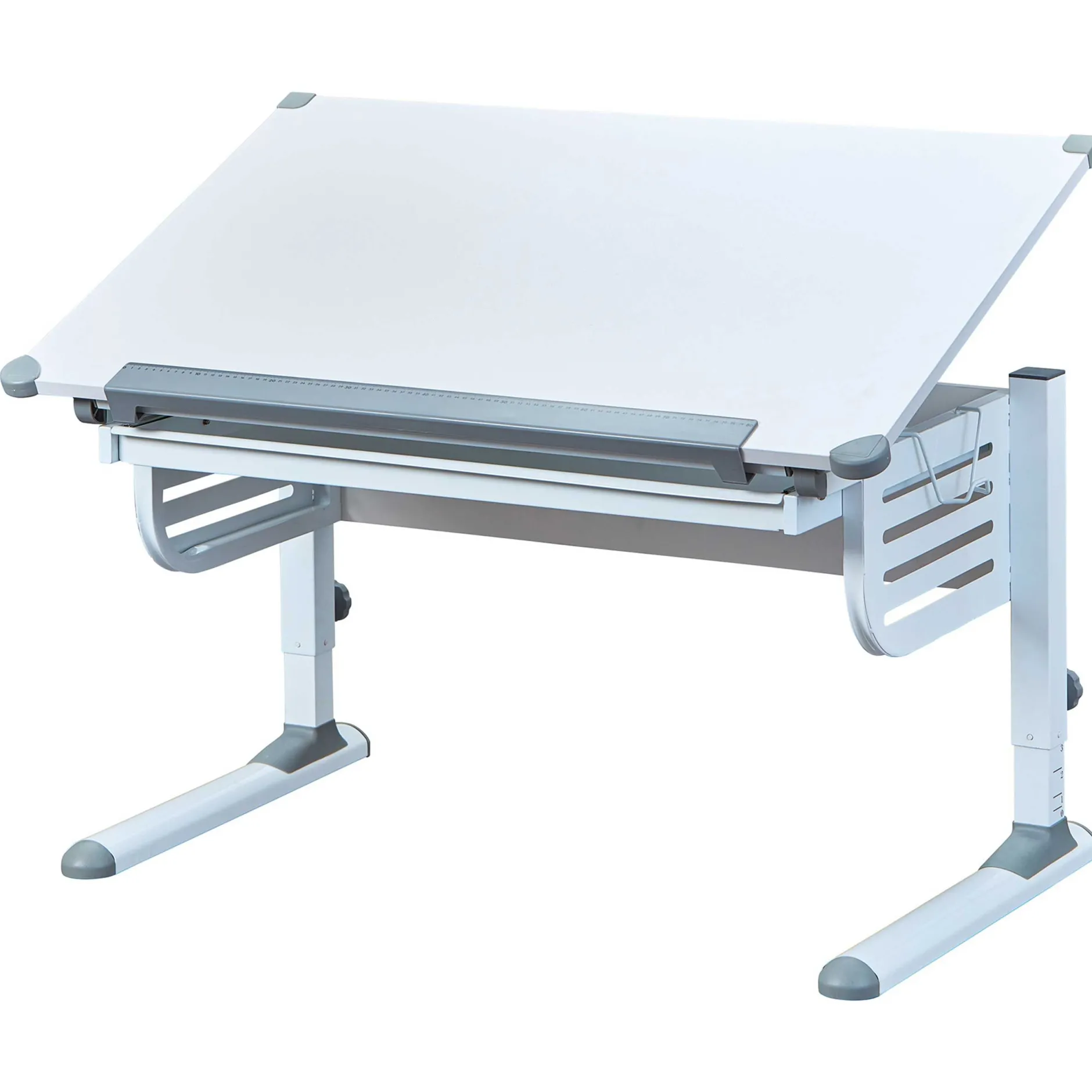 Schreibtisch Skalare 110cm verstellbar - weiß