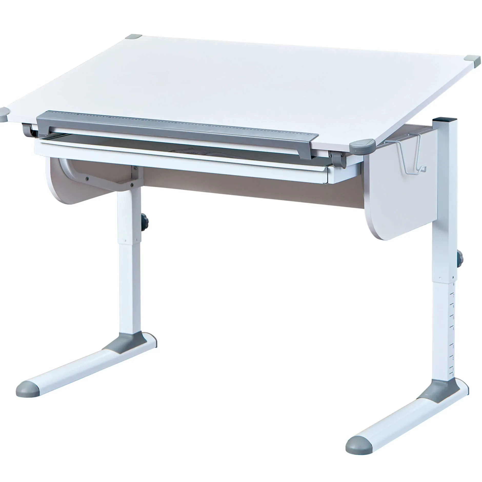 Schreibtisch Studare 110cm verstellbar - weiß