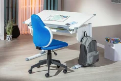 Schreibtischstuhl Jessie - blau/weiß