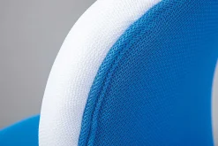 Schreibtischstuhl Jessie - blau/weiß