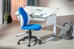 Schreibtischstuhl Jessie - blau/weiß