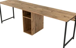 Schreibtisch Twin - 240x60x74cm - für 2 Personen - atlantic pine